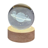 Luminaria De Mesa 3D Led Bolinha Saturno Luminaria De Mesa 3D Led Bolinha Saturno