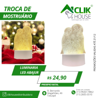 Luminaria De Mesa Abajur Led Familia Sagrada Natal 3 Cores Luminaria De Mesa Abajur Led Familia Sagrada Natal 3 Cores