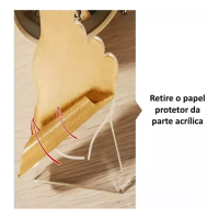 Luminaria De Mesa Abajur Led Mão com Coração 3 Cores Luminaria De Mesa Abajur Led Mão com Coração 3 Cores