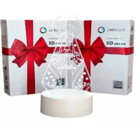 Luminaria De Mesa Abajur Led Nossa Senhora 3 Cores Luminaria De Mesa Abajur Led Nossa Senhora 3 Cores