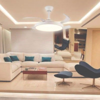 Ventilador De Teto Led Com Controle Remoto 3 Cores 36W Branco Ventilador De Teto Led Com Controle Remoto 3 Cores 36W Branco