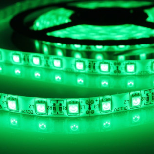 FITA DE LED 120 LEDS POR METRO 3528 15W P/M IP20 VERDE