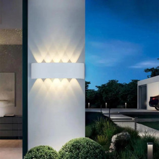ARANDELA FRISADA 10 PONTOS BRANCO 3000k BRANCO QUENTE 10W