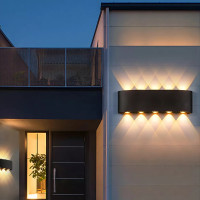 ARANDELA FRISADA 10 PONTOS PRETO 3000k BRANCO QUENTE 10W ARANDELA FRISADA 10 PONTOS PRETO 3000k BRANCO QUENTE 10W