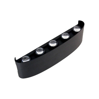 ARANDELA FRISADA 10 PONTOS PRETO 3000k BRANCO QUENTE 10W