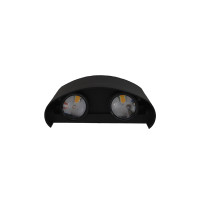 ARANDELA FRISADA 4 PONTOS PRETO 4W 3000K BRANCO QUENTE ARANDELA FRISADA 4 PONTOS PRETO 4W 3000K BRANCO QUENTE