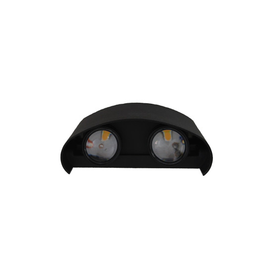 ARANDELA FRISADA 4 PONTOS PRETO 4W 3000K BRANCO QUENTE ARANDELA FRISADA 4 PONTOS PRETO 4W 3000K BRANCO QUENTE