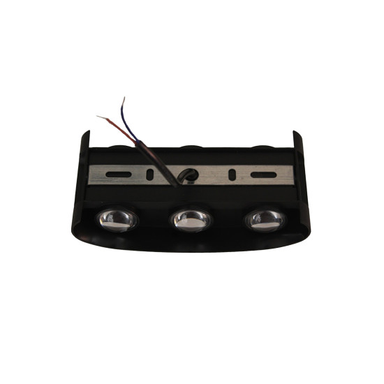 ARANDELA FRISADA 6 PONTOS PRETO 6W RGB ARANDELA FRISADA 6 PONTOS PRETO 6W RGB