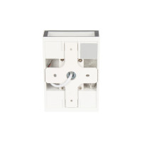 ARANDELA FACHO DUPLO 4W FIXO BRANCO 3000K BRANCO QUENTE ARANDELA FACHO DUPLO 4W FIXO BRANCO 3000K BRANCO QUENTE