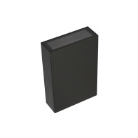 ARANDELA FACHO DUPLO 4W FIXO PRETO 3000K BRANCO QUENTE ARANDELA FACHO DUPLO 4W FIXO PRETO 3000K BRANCO QUENTE