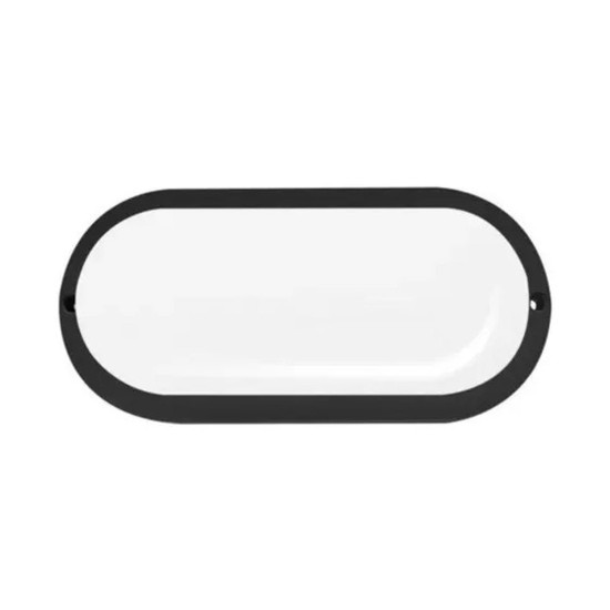 ARANDELA TARTARUGA LED PRETA 15W  6500K BRANCO FRIO