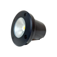 BALIZADOR DE PISO EXTERNO PRETO 10W 3000K BRANCO QUENTE BALIZADOR DE PISO EXTERNO PRETO 10W 3000K BRANCO QUENTE
