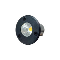 BALIZADOR DE PISO EXTERNO PRETO 5W 3000K BRANCO QUENTE BALIZADOR DE PISO EXTERNO PRETO 5W 3000K BRANCO QUENTE