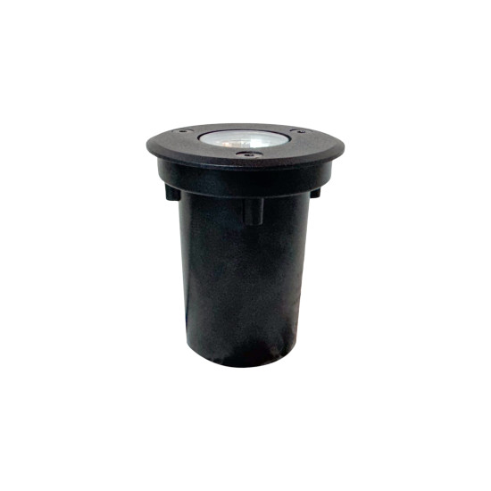 BALIZADOR DE PISO EXTERNO PRETO 5W 3000K BRANCO QUENTE BALIZADOR DE PISO EXTERNO PRETO 5W 3000K BRANCO QUENTE