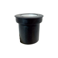 BALIZADOR DE PISO EXTERNO PRETO 7W 3000K BRANCO QUENTE BALIZADOR DE PISO EXTERNO PRETO 7W 3000K BRANCO QUENTE