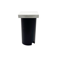 BALIZADOR DE PISO QUADRADO 3W BRANCO 3000K BRANCO QUENTE