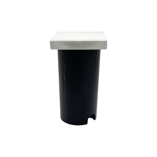 BALIZADOR DE PISO QUADRADO 3W BRANCO 3000K BRANCO QUENTE