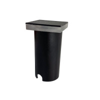 BALIZADOR DE PISO QUADRADO 3W PRETO 3000K BRANCO QUENTE BALIZADOR DE PISO QUADRADO 3W PRETO 3000K BRANCO QUENTE