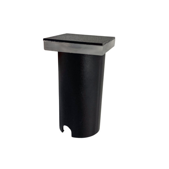 BALIZADOR DE PISO QUADRADO 3W PRETO 3000K BRANCO QUENTE BALIZADOR DE PISO QUADRADO 3W PRETO 3000K BRANCO QUENTE