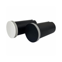 BALIZADOR DE PISO REDONDO 3W PRETO 3000K BRANCO QUENTE BALIZADOR DE PISO REDONDO 3W PRETO 3000K BRANCO QUENTE