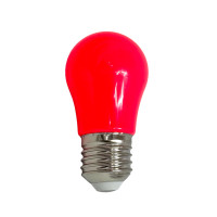 MINI BULBO BOLINHA LED 3W USO EXTERNO IP64 VERMELHA MINI BULBO BOLINHA LED 3W USO EXTERNO IP64 VERMELHA