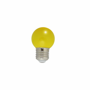 MINI BULBO BOLINHA 1W AMARELO 127V