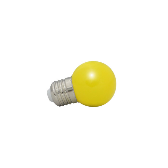 MINI BULBO BOLINHA 1W AMARELO 220V MINI BULBO BOLINHA 1W AMARELO 220V