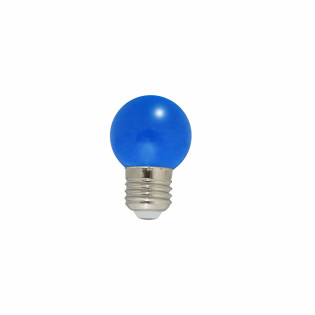 MINI BULBO BOLINHA 1W AZUL 127V
