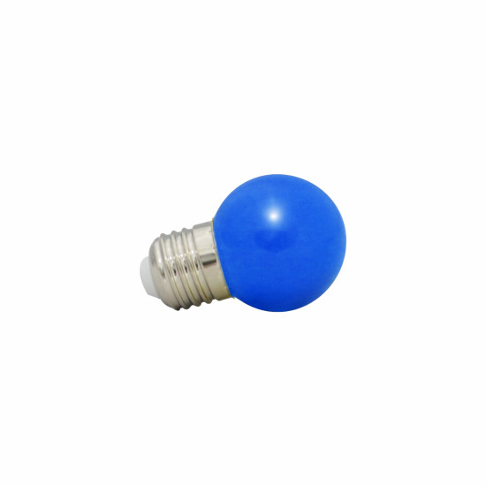 MINI BULBO BOLINHA 1W AZUL 127V MINI BULBO BOLINHA 1W AZUL 127V