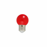 MINI BULBO BOLINHA 1W VERMELHO 220V MINI BULBO BOLINHA 1W VERMELHO 220V