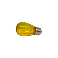 LAMPADA BOLINHA PARA VARAL - 1W USO EXTERNO IP65 AMARELO 127V LAMPADA BOLINHA PARA VARAL - 1W USO EXTERNO IP65 AMARELO 127V