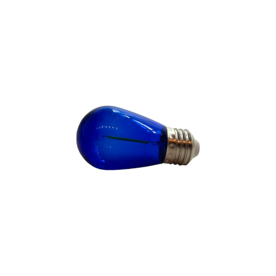 LAMPADA BOLINHA PARA VARAL - 1W USO EXTERNO IP65 AZUL127V LAMPADA BOLINHA PARA VARAL - 1W USO EXTERNO IP65 AZUL127V