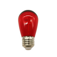 LAMPADA BOLINHA PARA VARAL - 1W USO EXTERNO IP65 VERMELHO 127V