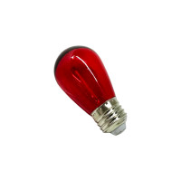 LAMPADA BOLINHA PARA VARAL - 1W USO EXTERNO IP65 VERMELHO 127V LAMPADA BOLINHA PARA VARAL - 1W USO EXTERNO IP65 VERMELHO 127V