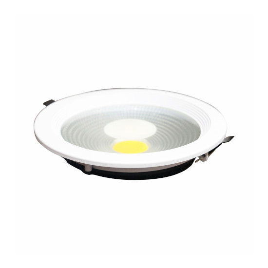SPOT COB DOWNLIGHT 30W REDONDO BRANCO FRIO 6500K SPOT COB DOWNLIGHT 30W REDONDO BRANCO FRIO 6500K