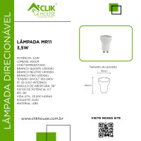 Lampada LED Dicroica MR11 3.5W Lampada LED Dicroica MR11 3.5W