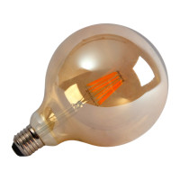 LAMPADA FILAMENTO LED G125 BRANCO QUENTE 2300K 6W LAMPADA FILAMENTO LED G125 BRANCO QUENTE 2300K 6W