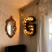 LAMPADA FILAMENTO LED G45 BRANCO QUENTE 2300K 1.8W LAMPADA FILAMENTO LED G45 BRANCO QUENTE 2300K 1.8W