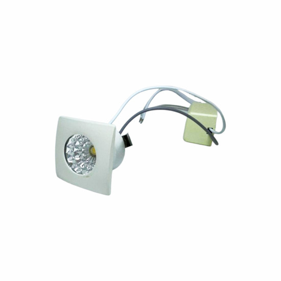 MINI SPOT LED EMBUTIR QUADRADO 1W BRANCO QUENTE 3000K MINI SPOT LED EMBUTIR QUADRADO 1W BRANCO QUENTE 3000K