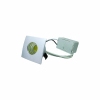 MINI SPOT LED EMBUTIR QUADRADO 3W BRANCO QUENTE 3000K MINI SPOT LED EMBUTIR QUADRADO 3W BRANCO QUENTE 3000K