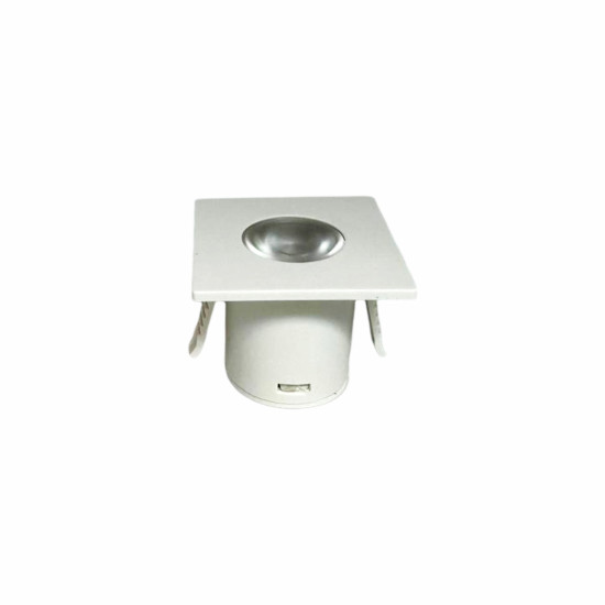 MINI SPOT MARCENARIA QUADRADO BRANCO 1W BRANCO QUENTE 3000K MINI SPOT MARCENARIA QUADRADO BRANCO 1W BRANCO QUENTE 3000K