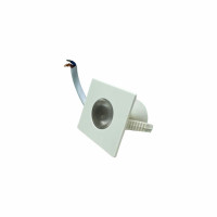 MINI SPOT MARCENARIA QUADRADO BRANCO 1W BRANCO QUENTE 3000K MINI SPOT MARCENARIA QUADRADO BRANCO 1W BRANCO QUENTE 3000K