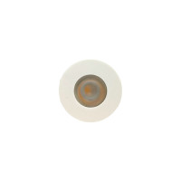 MINI SPOT REDONDO MARCENARIA BRANCO 1W BRANCO QUENTE 3000K MINI SPOT REDONDO MARCENARIA BRANCO 1W BRANCO QUENTE 3000K