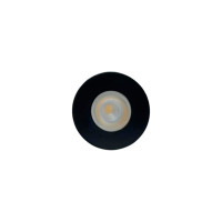 MINI SPOT REDONDO MARCENARIA PRETO 1W BRANCO QUENTE 3000K MINI SPOT REDONDO MARCENARIA PRETO 1W BRANCO QUENTE 3000K