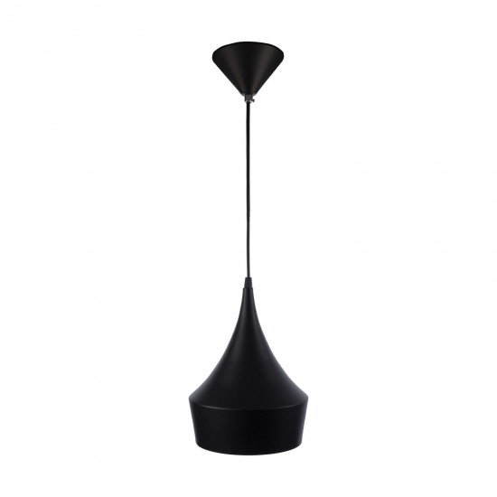 Luminária de teto pendente Liverpool Preto linha Alumínio Luminária de teto pendente Liverpool Preto linha Alumínio