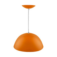 Pendente Tóquio Laranja Grande Luminária de Teto Alumínio Pendente Tóquio Laranja Grande Luminária de Teto Alumínio