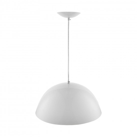 Pendente Tóquio Branco Pequeno Luminária de Teto Alumínio Pendente Tóquio Branco Pequeno Luminária de Teto Alumínio