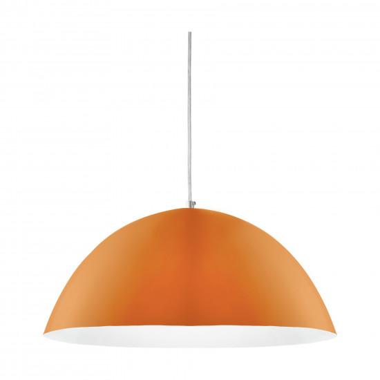 Pendente Tóquio Laranja Grande Luminária de Teto Alumínio Pendente Tóquio Laranja Grande Luminária de Teto Alumínio