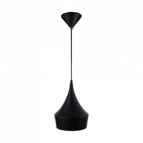 Luminária de teto pendente Trio Dixon Preto Alumínio Luminária de teto pendente Trio Dixon Preto Alumínio