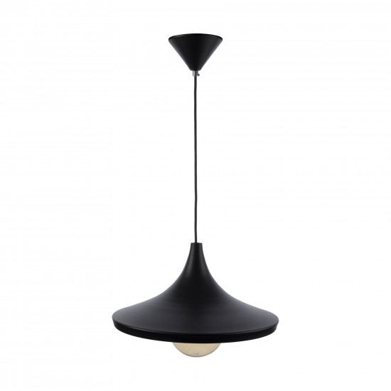Luminária de teto pendente Trio Dixon Preto Alumínio Luminária de teto pendente Trio Dixon Preto Alumínio